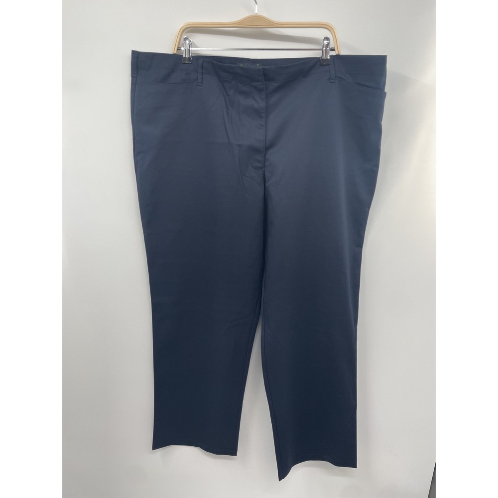 Cintas Susan Fit Pants Women's 24 Regular Black Straight Leg Trousers Ankle NWOT